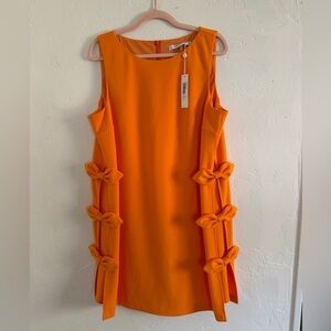 Trina Turk Arlette Shift Dress Orange Size 12 NWT